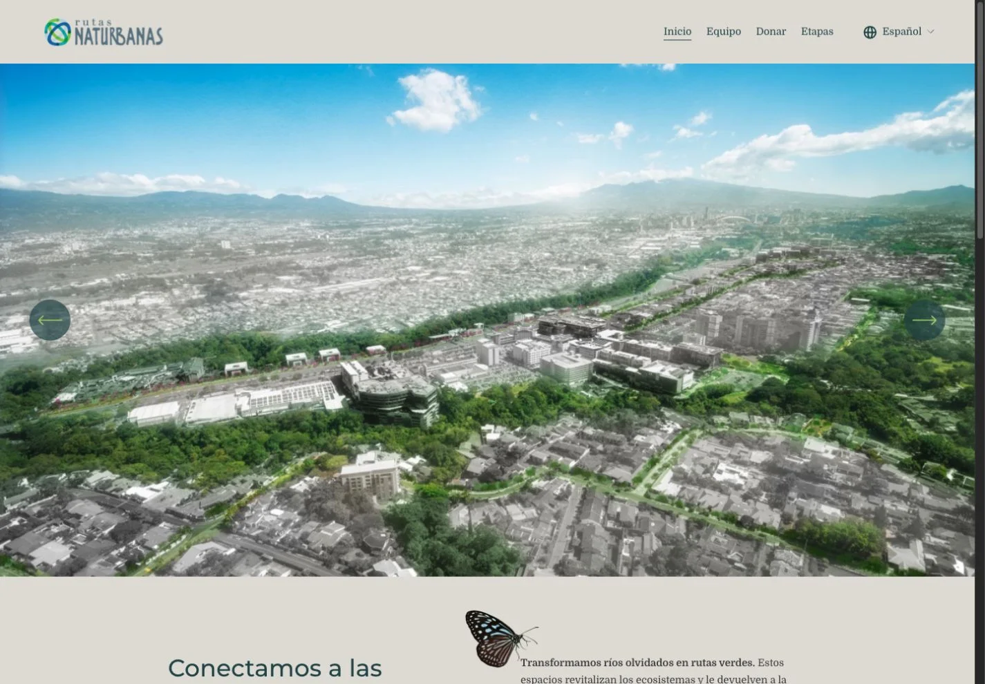 Website preview: Rutas Naturbanas